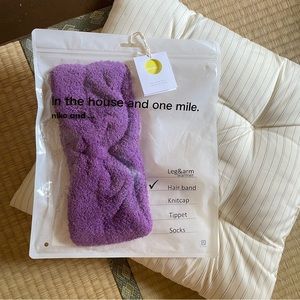 NEW purple bow spa head band !!